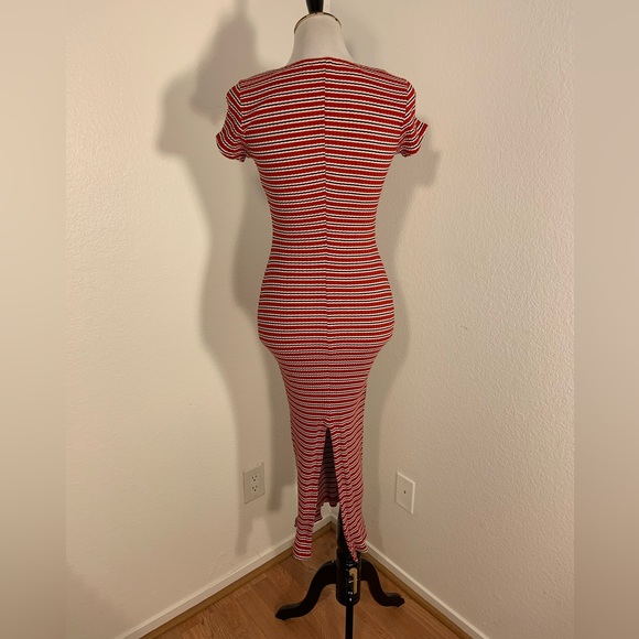 NWOT Junior’s Rampage Red, White & Blue Striped Dress - Size 7 - Picture 5 of 6